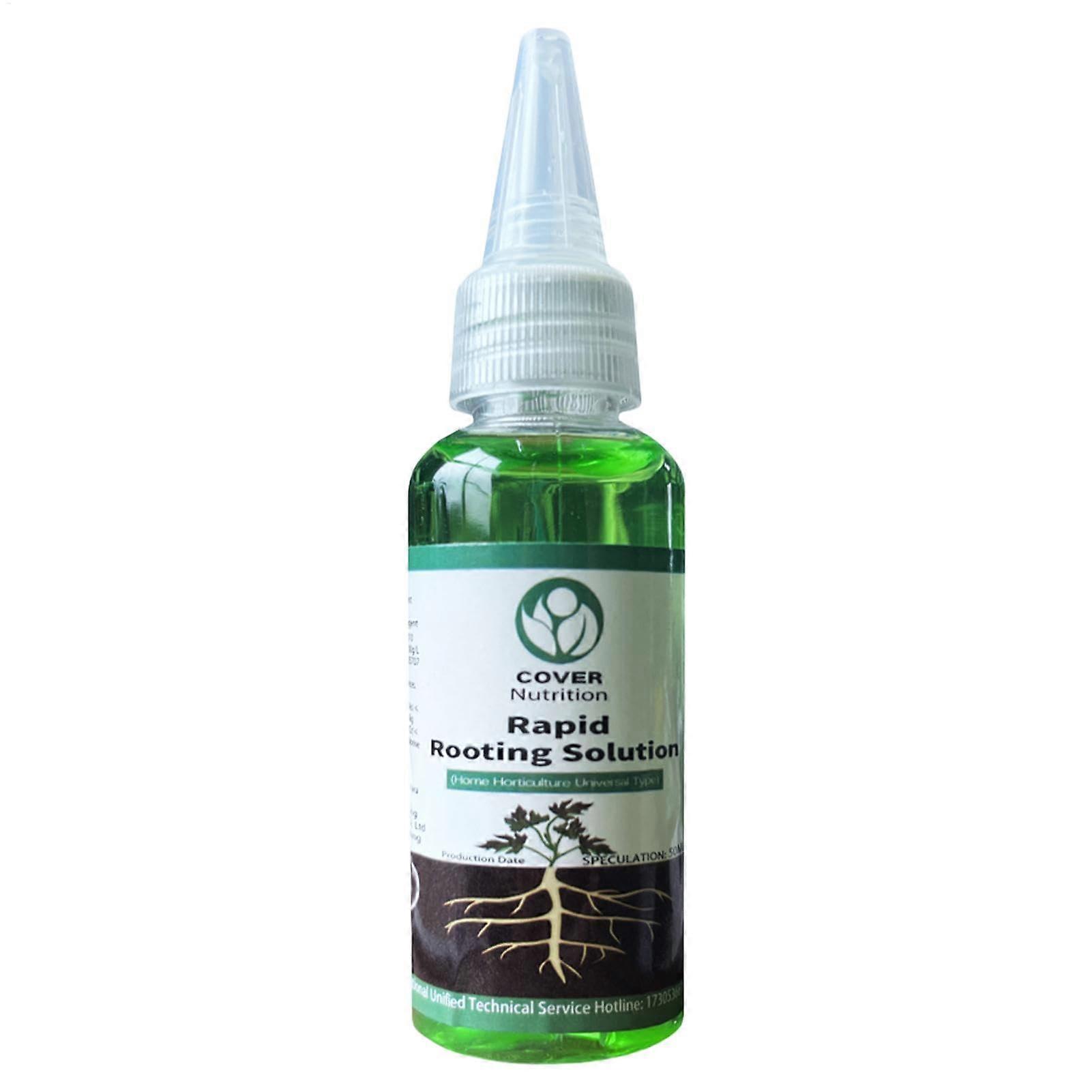 Rooting Solution for Plants - Organic Root Stimulator 50ml, Fast-Acting Root Booster for Transplanting and Cuttings