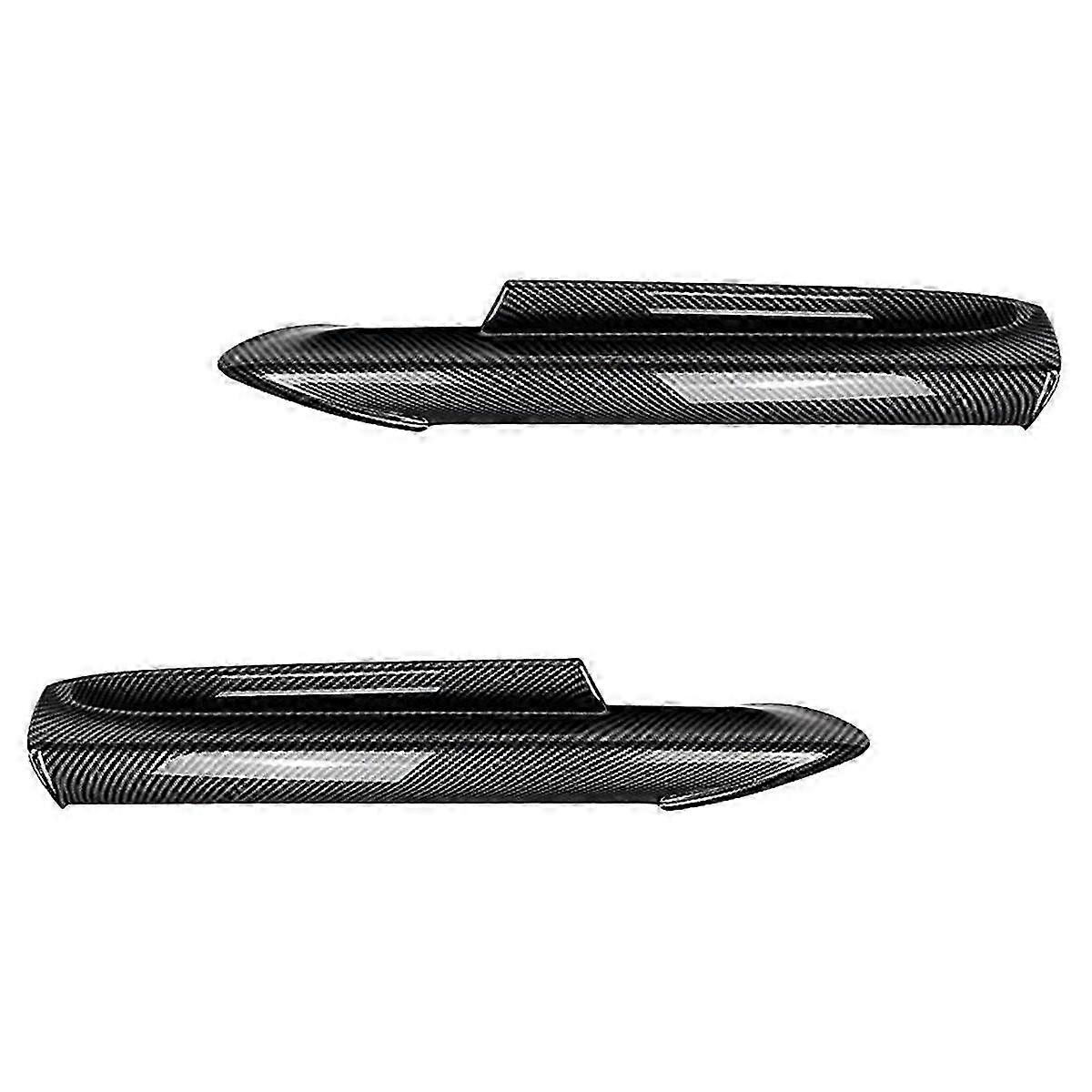 For 3 Series E90 E91 320I 330I 2005-2008 Front Bumper Lip Angle Diffuser Splitter Spoiler Protector Carbon