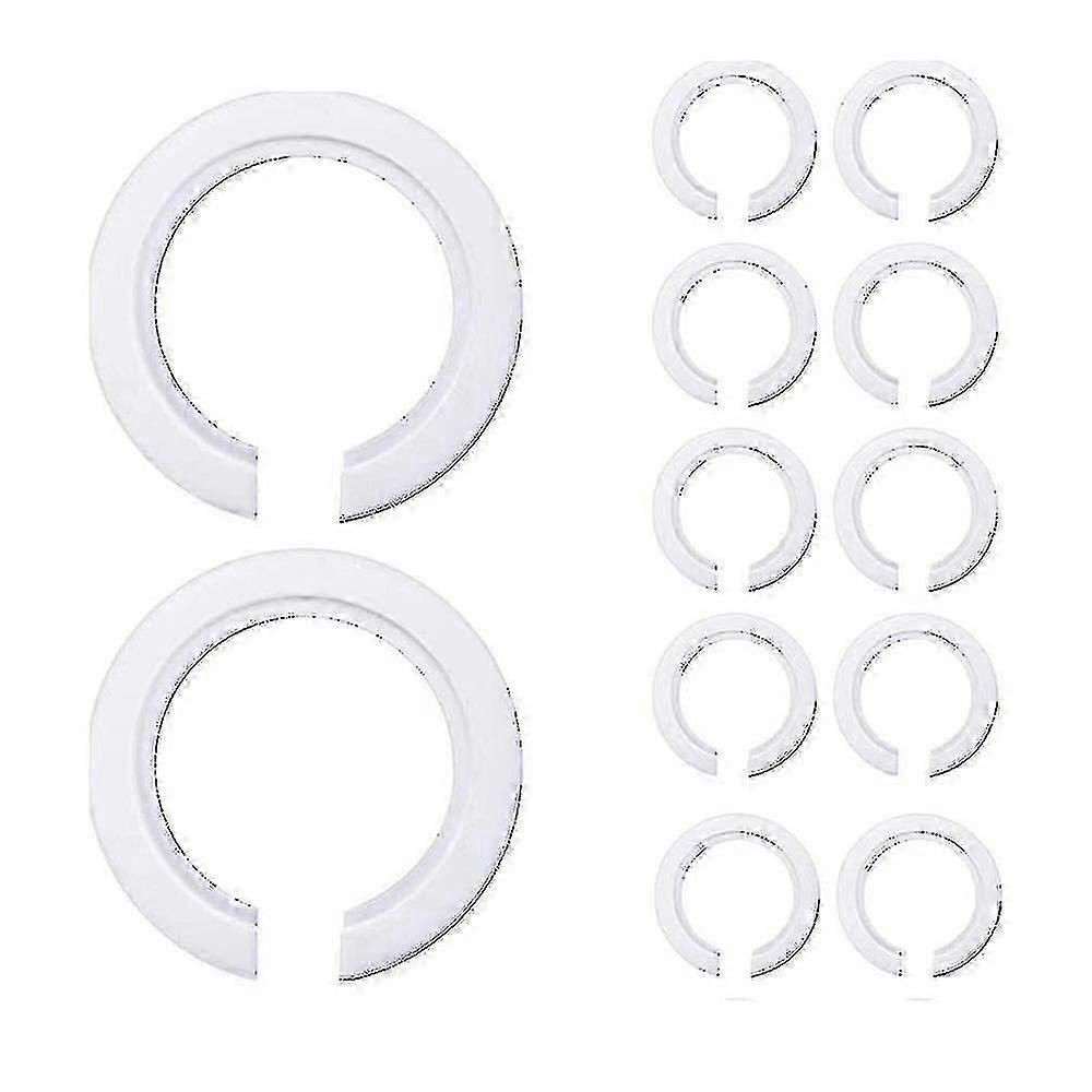 12pcs Lamp Shade with E27 to E14 Hole Converter, Ring Reducer for Fitting Screw-Type Shades