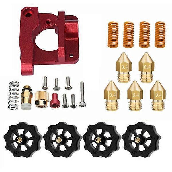 3D Printer Parts MK8 Extruder Upgrade Kit Fits for 3 Pro -10 5 (Left Kit)
