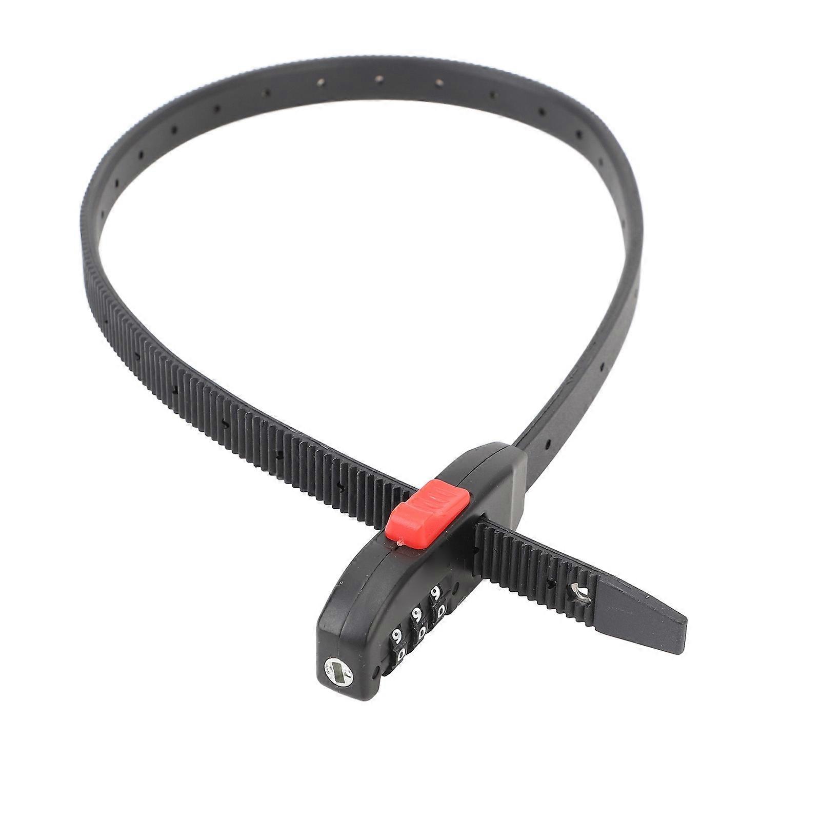 Compact Multifunctional Bike Password Lock Cable with ABS and Steel