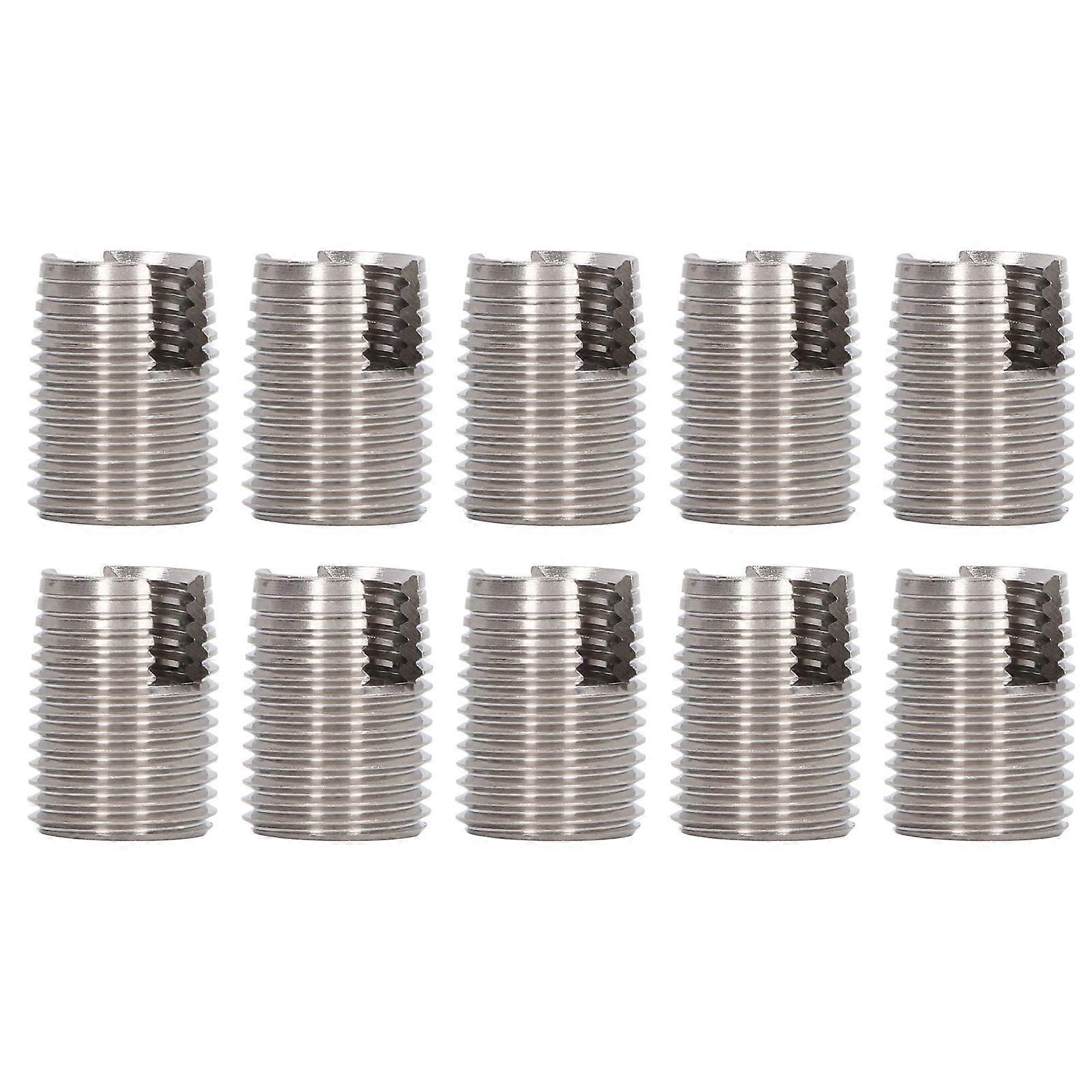20Pcs M16x1.5 Slotted Stainless Steel Thread Inserts 22mm
