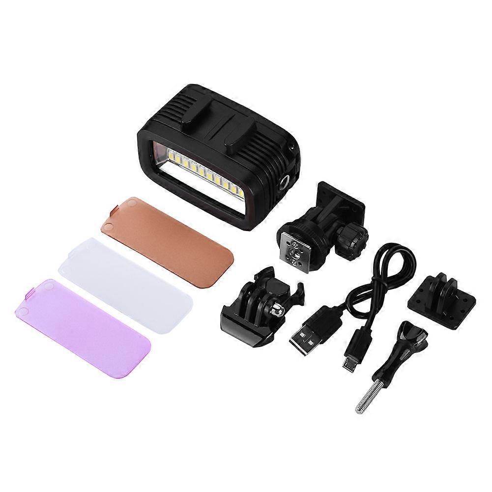 131ft Waterproof Diving Camera Light High Light/Save Power/Flicker Fill Light for Diving Shoot