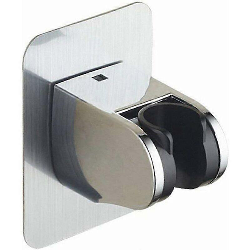 2 件式淋浴架,自粘可拆卸壁挂式淋浴喷头架,带调节器