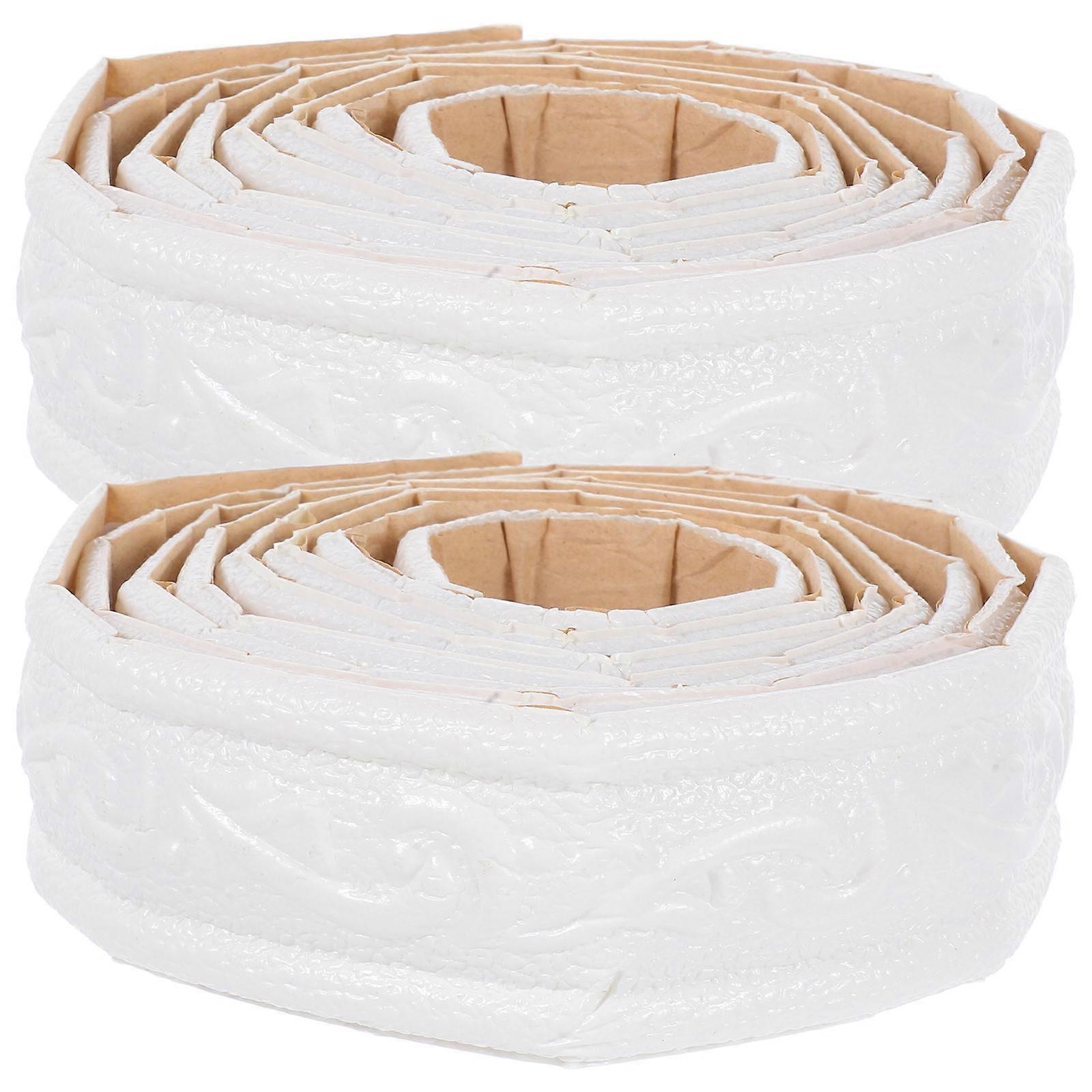 Flexible PVC Waist Line Skirting Wall Trim Molding for Home Use 2 Rolls