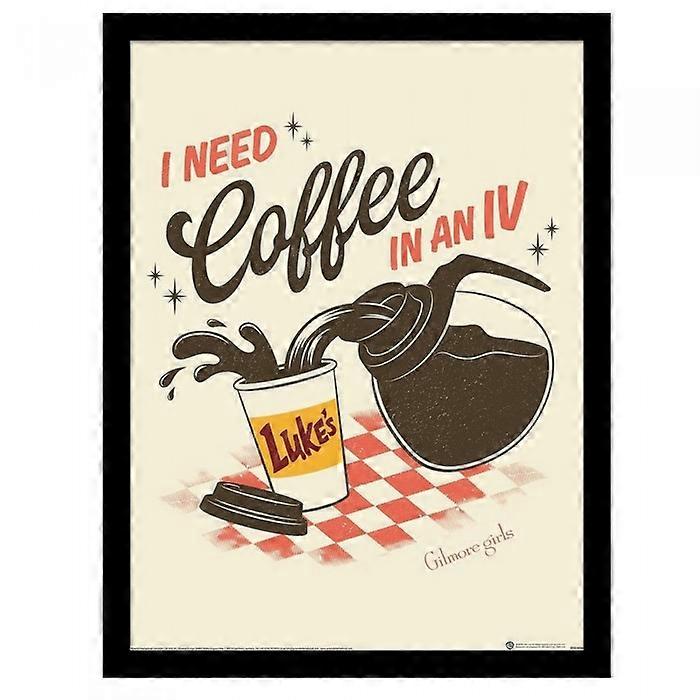 Gilmore Girls Coffee IV Affiche encadrée