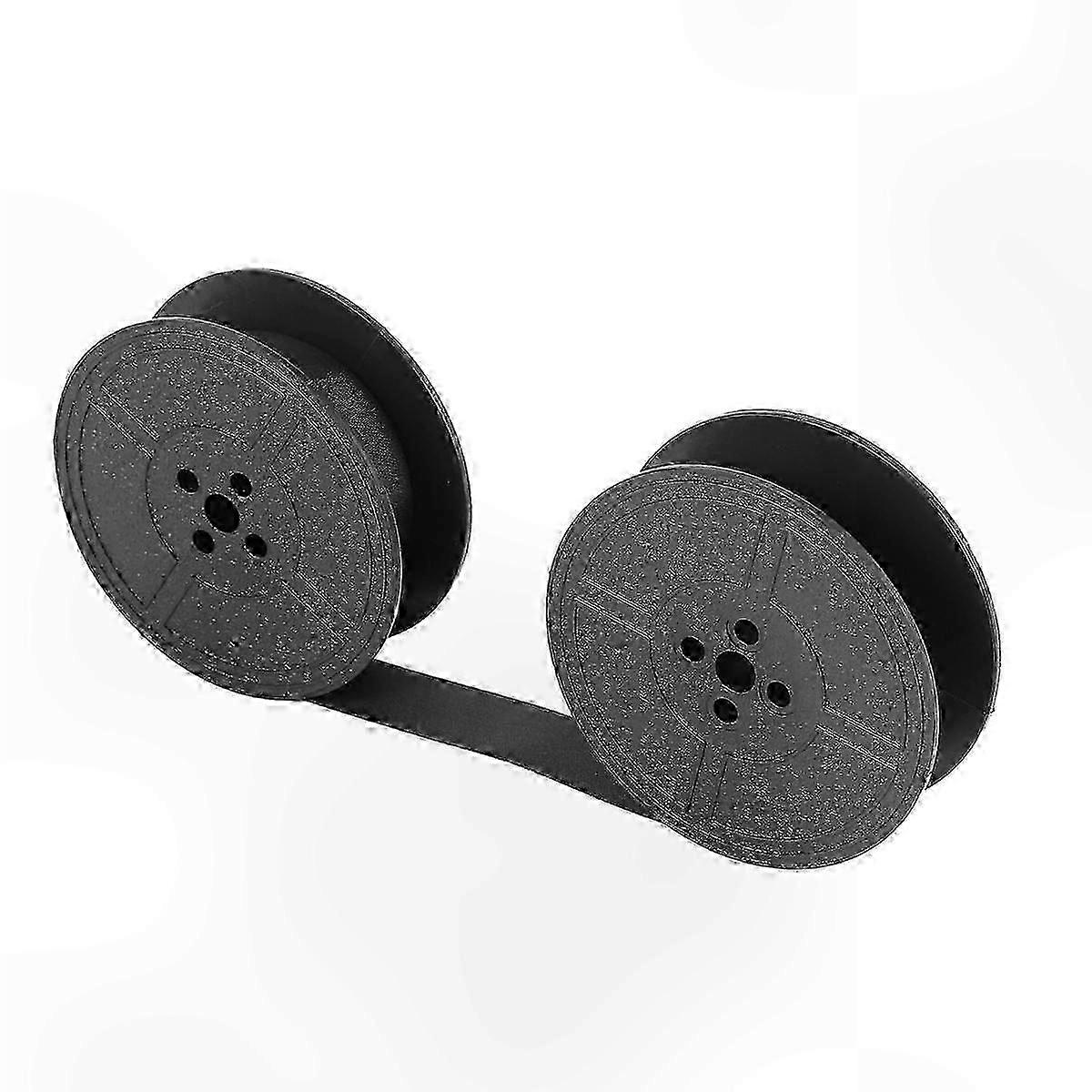 Dual Spool Typewriter Ribbon, 4-Pack Black Ink Replacement for Multiple Typewriter Models
