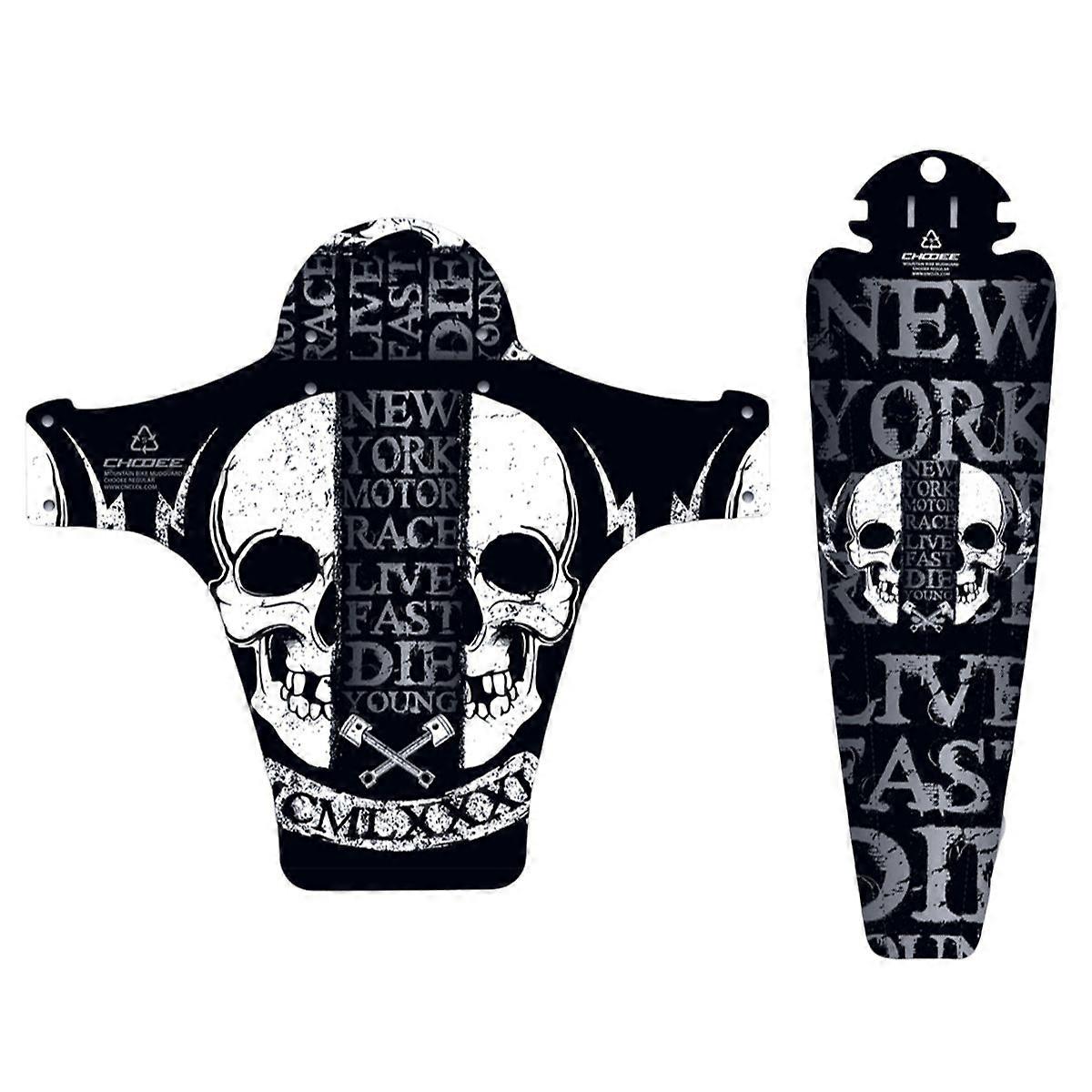 Bicycle mudguards, mountain bike mudguards, rear and front mudguards.