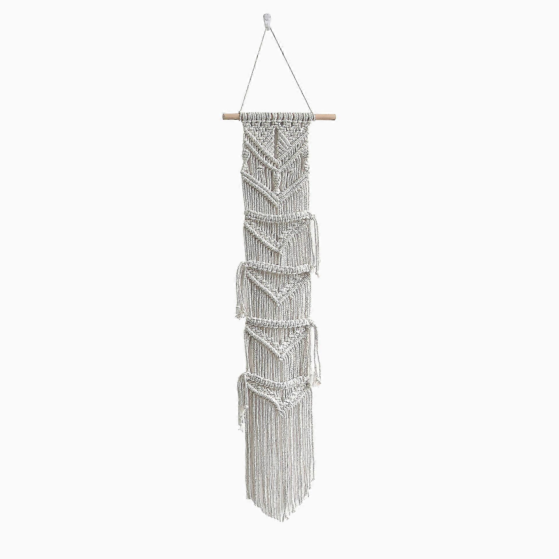 Hand-woven tapestry cap storage wall-mounted cap rack