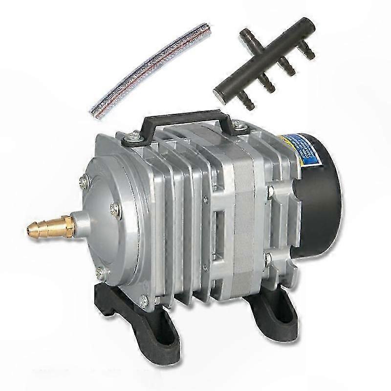 18W Electromagnetic Air Pump for Fish Tanks, 38L/Min Oxygen Flow, US Plug-Compatible Compressor for Seafood and Aquarium Use