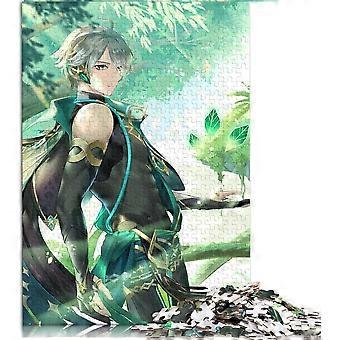 Quebra-cabeças de 300 peças Genshin Impact Alhaitham quebra-cabeças para adultos Jogo educativo de quebra-cabeça de madeira para criança adultaWD1820