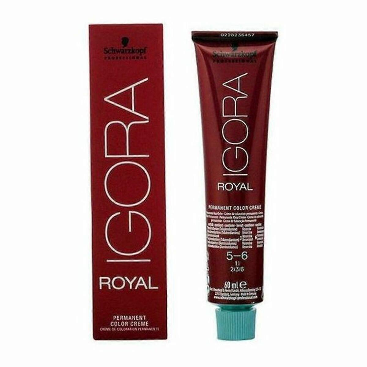Permanent Dye Schwarzkopf Igora Royal Nº 5-6 60 ml