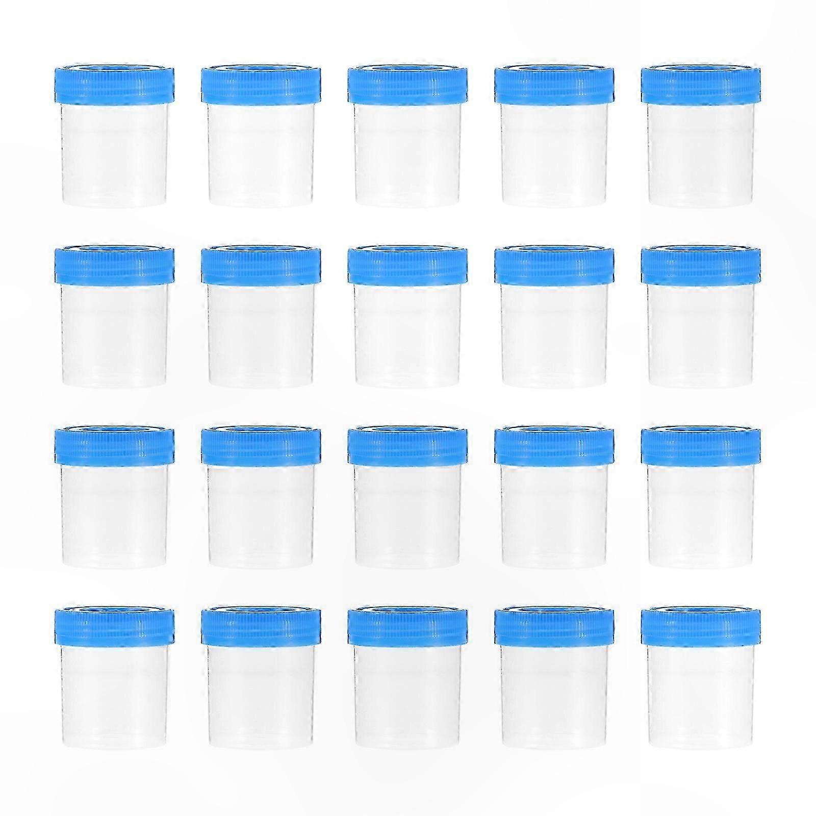 30-Pack Disposable Sputum Cups for Medical Use, Random Color Selection