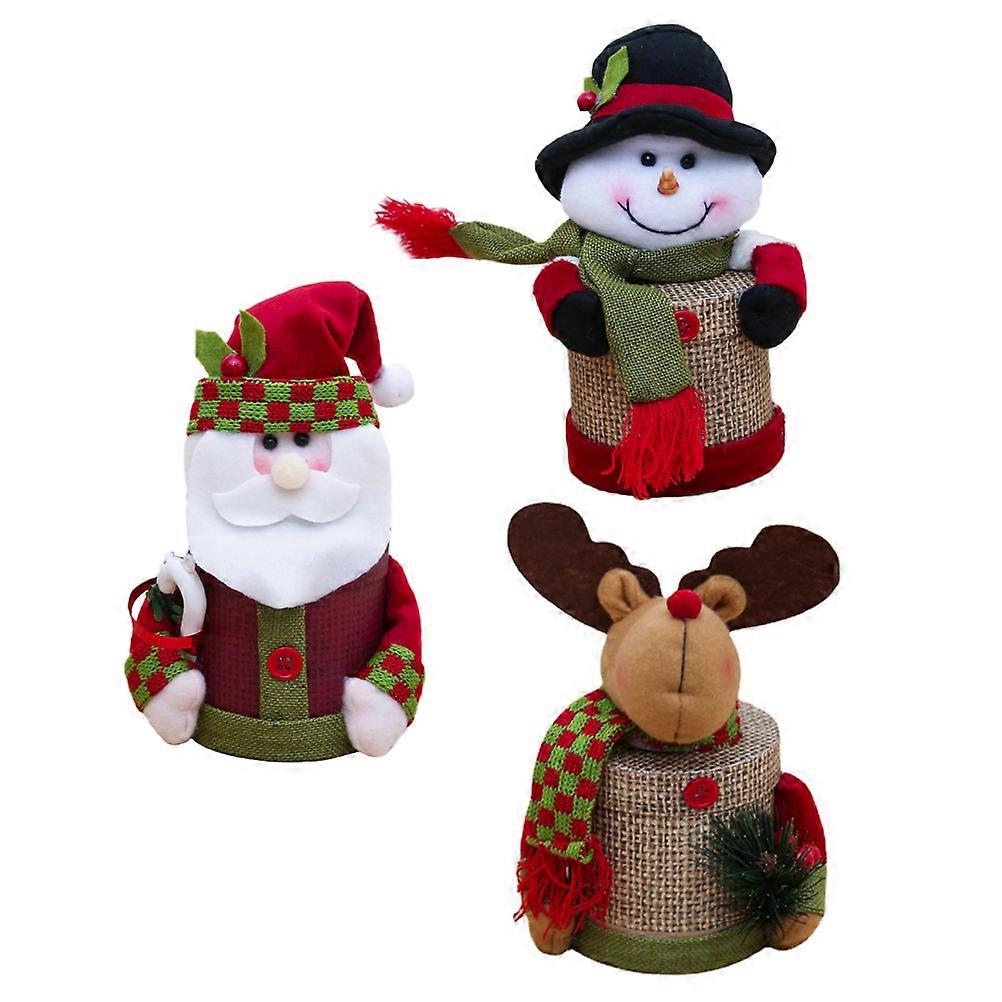 Christmas Candy Box Decorative Gift Boxes for Storage Use 6Pcs