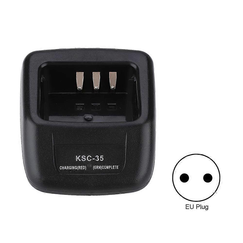 Portable Rapid Charger Battery Charging Base for Walkie Talkie Fireproof ABS with Indicator Light