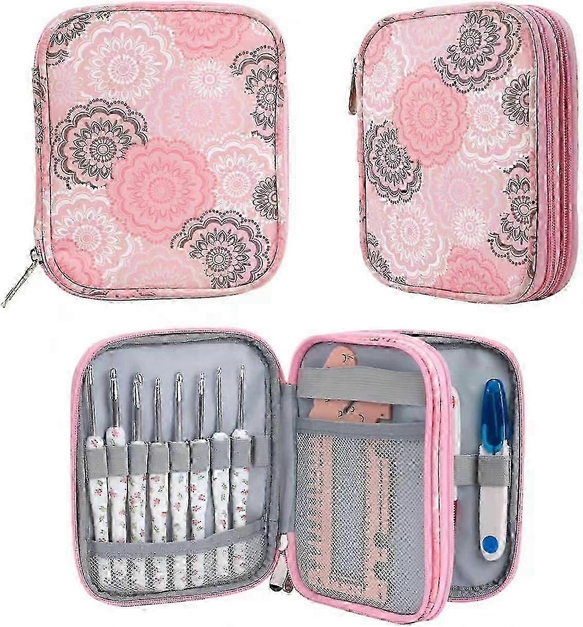 Crochet Hook Organiser Case - Spacious Storage for Knitting Needles and Accessories