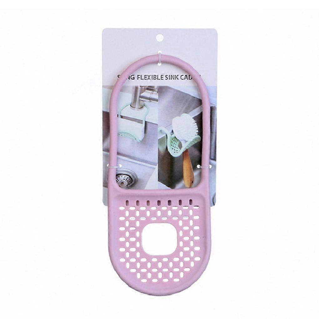 Kitchen Sponge Holder Foldable Drying Storage Rack Hanging Rag Shelf Brush Spoon Soap Draining Organizer