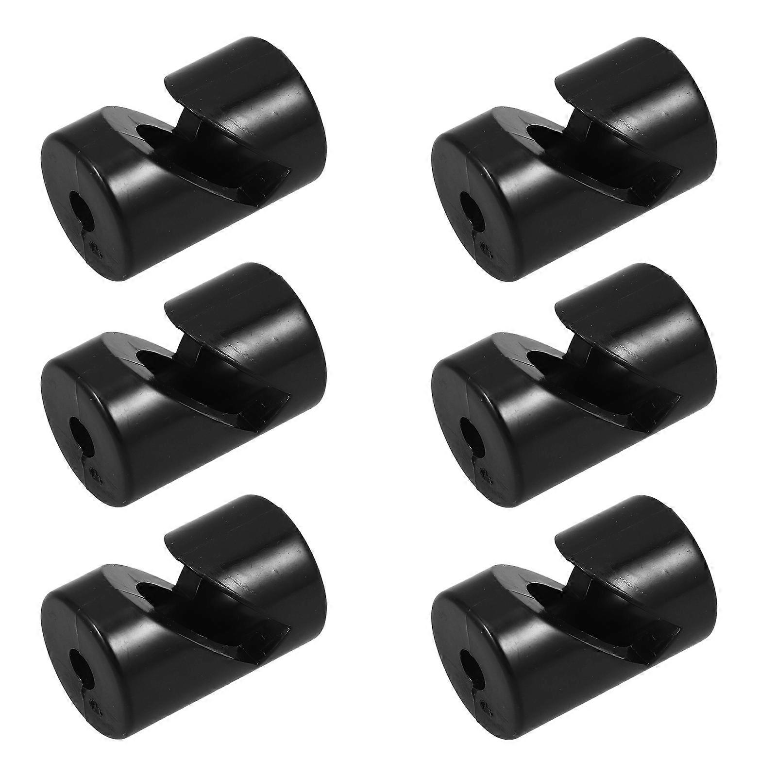 Hanging Light Hook Pendant Light Hook for Chandelier and Ceiling Lights Black Abs with Position Adjustment Feature 6Pack