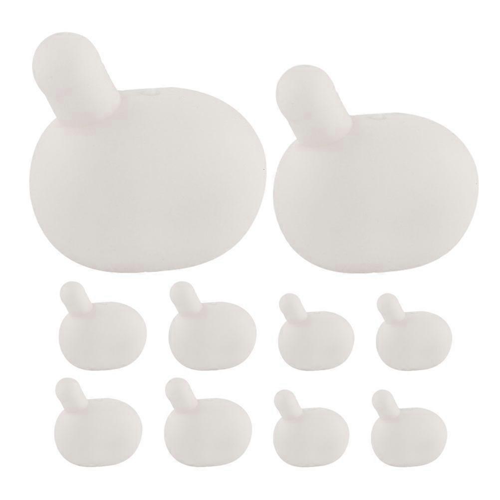 10pcs Squeeze Doll Insert Bubble Squeeze Toy Making Insert Bubble Inserts Doll Making Insert Balls Squeeze Toy Blow Bubble Insert