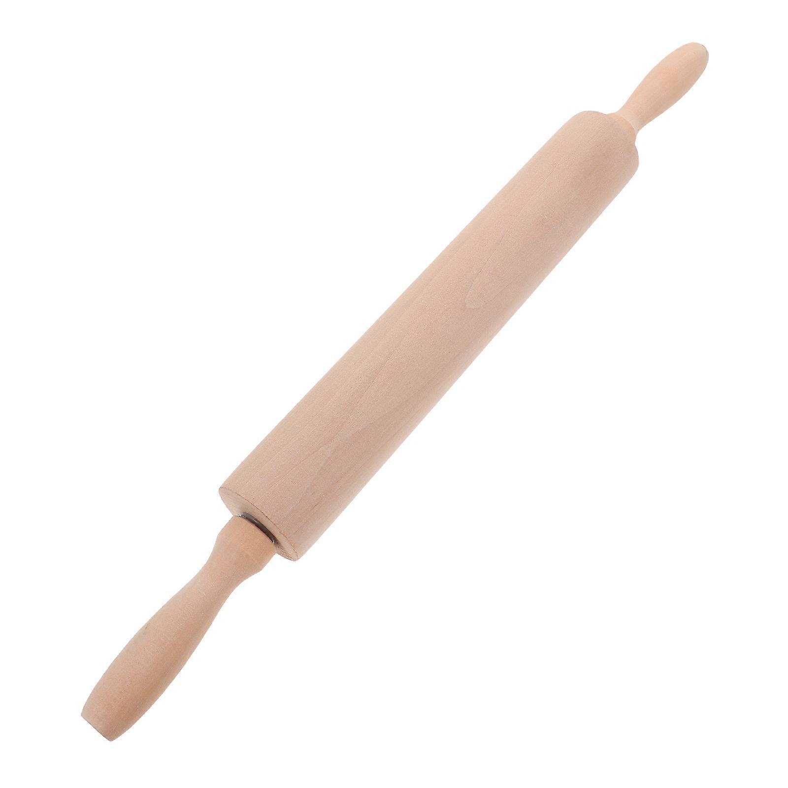 Wooden Rolling Pin for Baking with Solid Wood Material 5Pcs Set