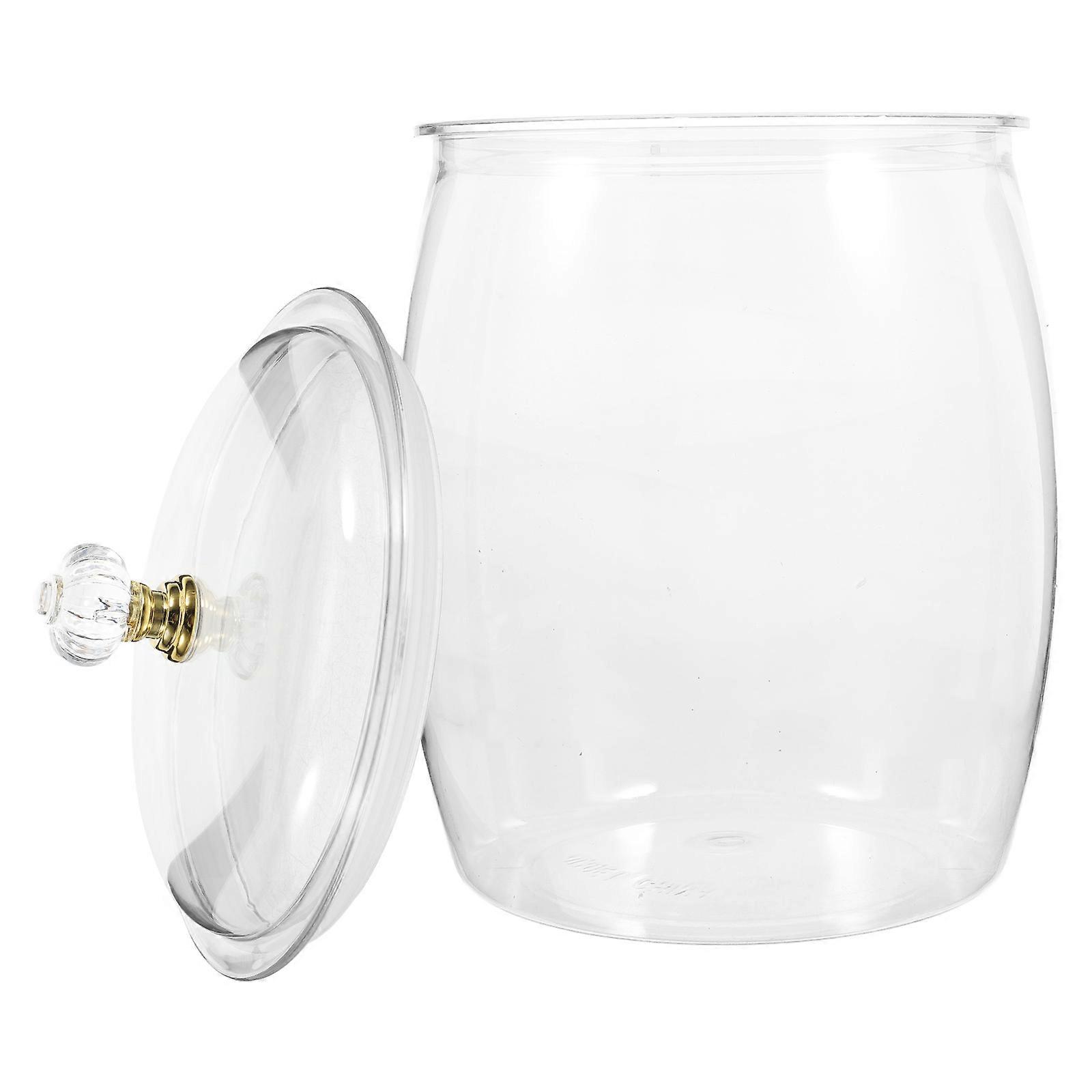 Clear Cookie Jar Plastic Storage Container for Storage 3Pcs Set