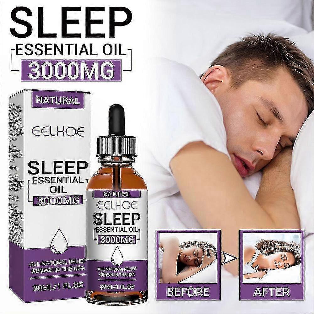 Calming Sleep Oil 30ml for Stress Relief Without Harsh Chemicals or Synthetic Additives Relaxation Support Solution