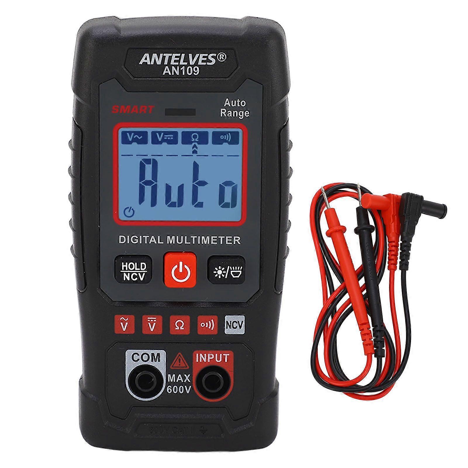 Digital Multimeter 4000 Counts Auto Ranging Voltage Tester NCV Resistance Meter Tool