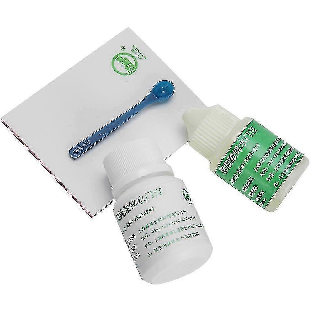 líquido do cimento do Polycarboxylate do zinco 15ml com o cimento do pó do Polycarboxylate do zinco 30g Cimento dental para o trabalho da coroa e da ponte