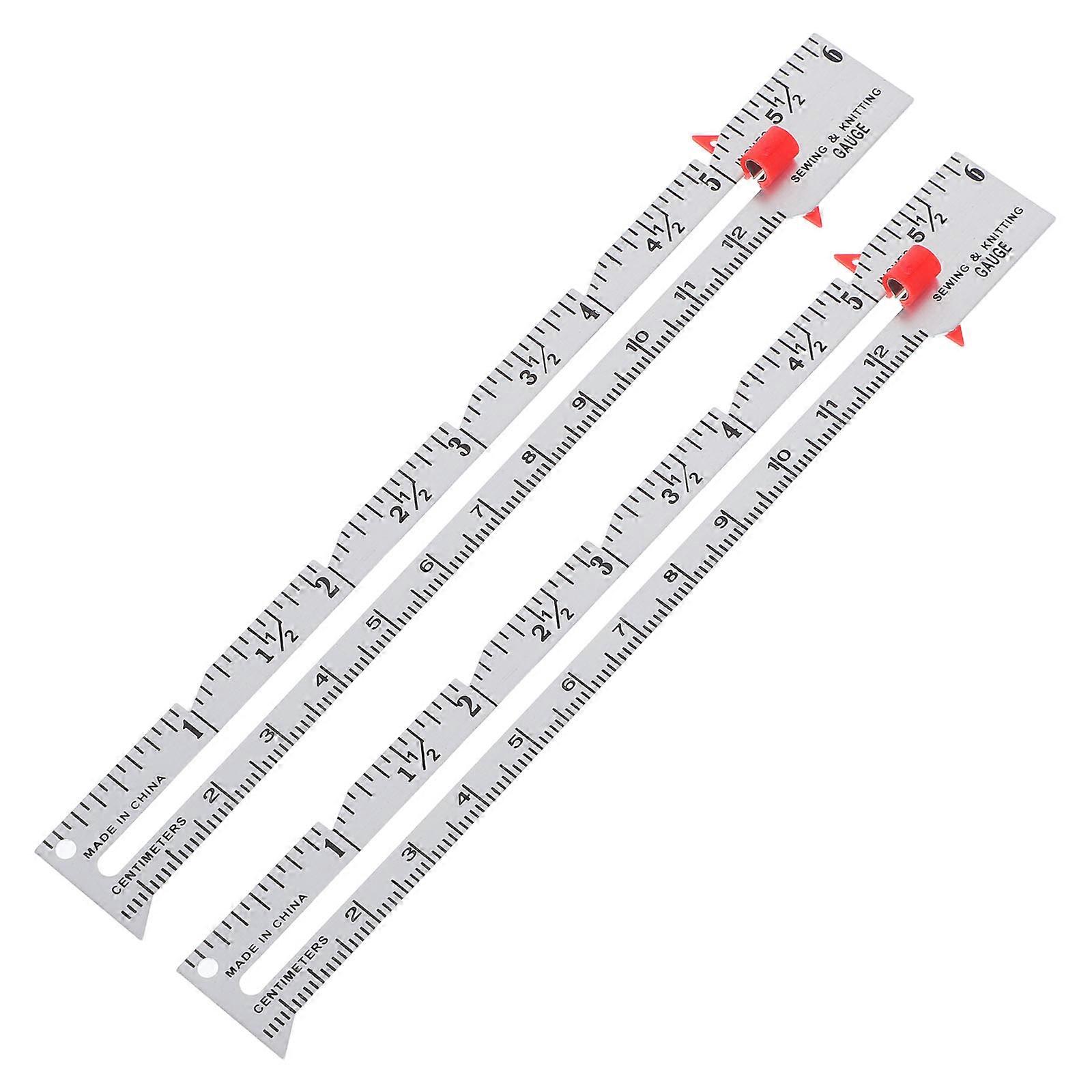 Sewing Ruler for Seam Allowance Guide with 4Pcs Quilting Craft Tools