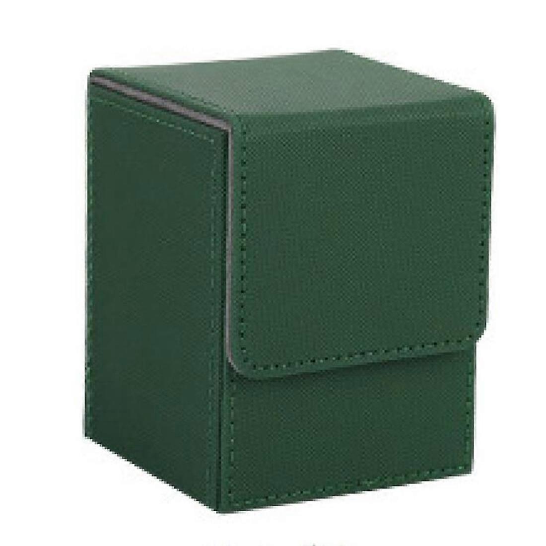 Sleeved Cards Deck Game Box for Yugioh Binders: 100+, Green