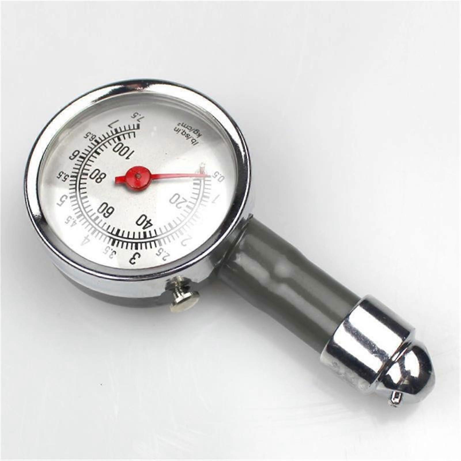 Car Tire Pressure Gauge With Deflation Pointer, Auto Tire Inflation Measurement, Precision Meter, 1 Piece