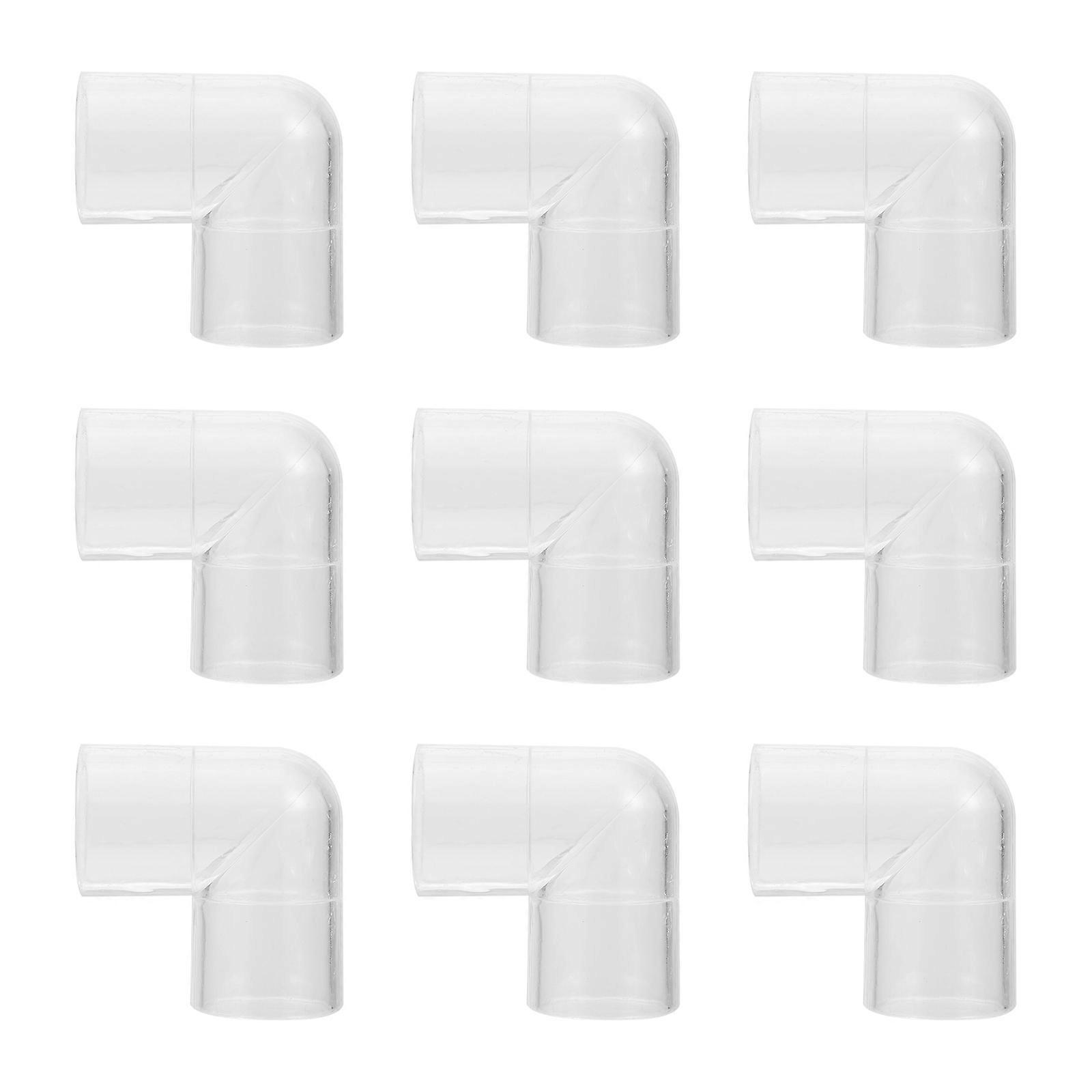 Plastic Elbow Connector for Connecting 10Pcs Fish Tank Water Hose