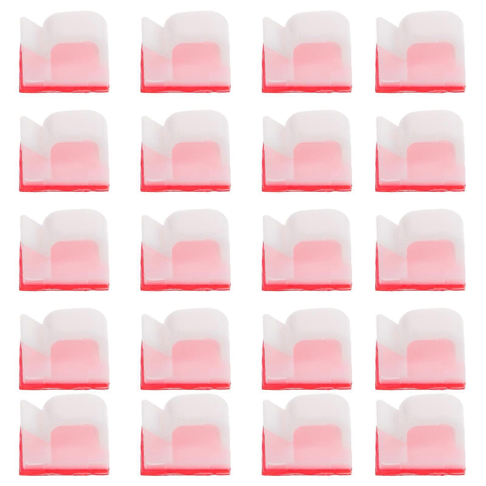 Wire Management Clips 500 Pcs Self Adhesive Cable Holders For Car Organization And Office Applications White Minimalist Style Wire Fixing