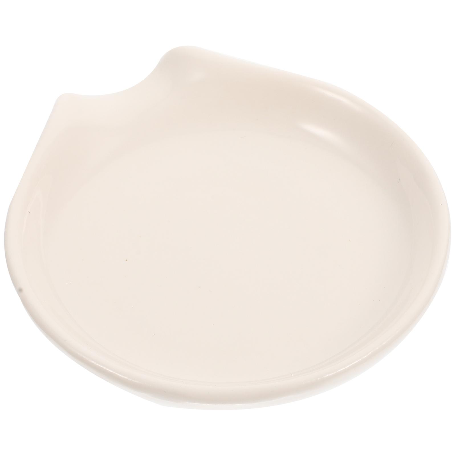 Practical Spoon Holder Ceramic Spoon Rest for Kitchen Use 5Pcs Rack