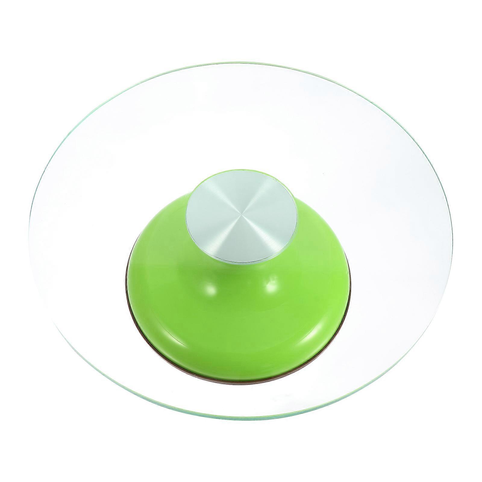 2Pcs Cake Decorating Tool Square Turntable For Household Baking Enthusiasts Green Color Ideal For Cake Decoration