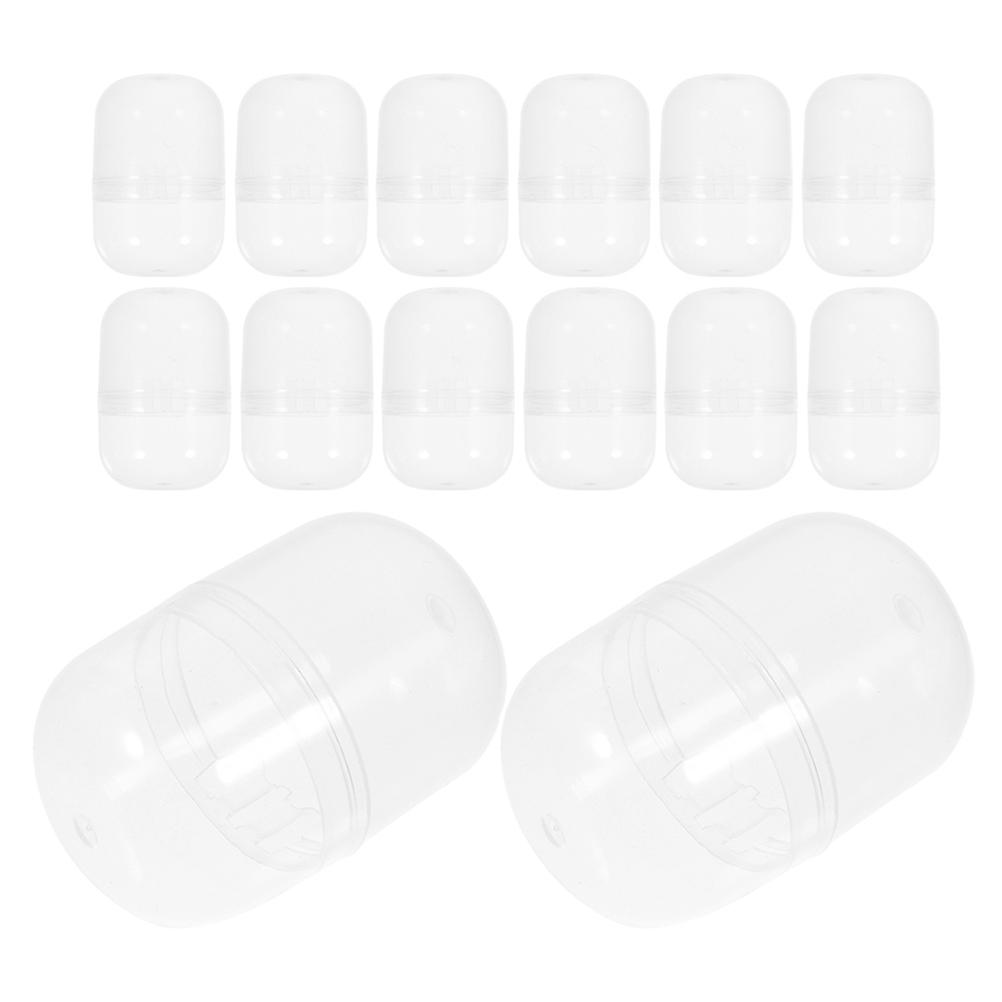 Empty Balls Fillable Balls Plastic for Storage 180Pcs Transparent Capsules