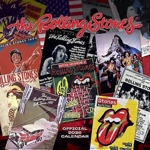 The Rolling Stones 2026 Square Wall Calendar