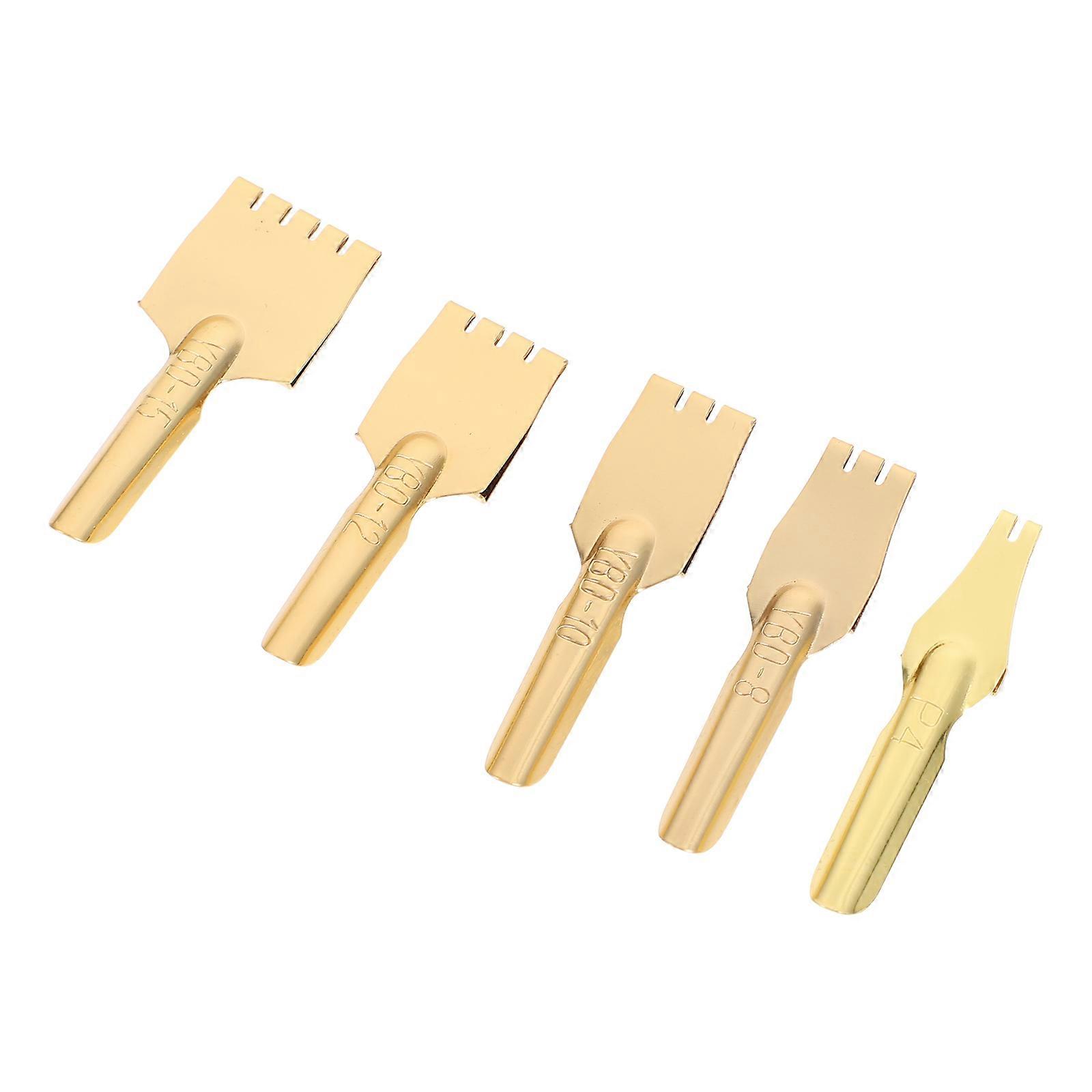 Golden Fountain Pen Nibs for Writing Use 10Pcs Brass Writing Tips