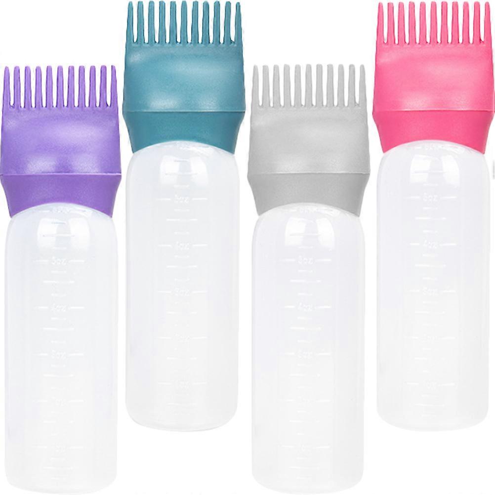 Coloring Bottles with Comb for Hair Dye Application 8 Pieces