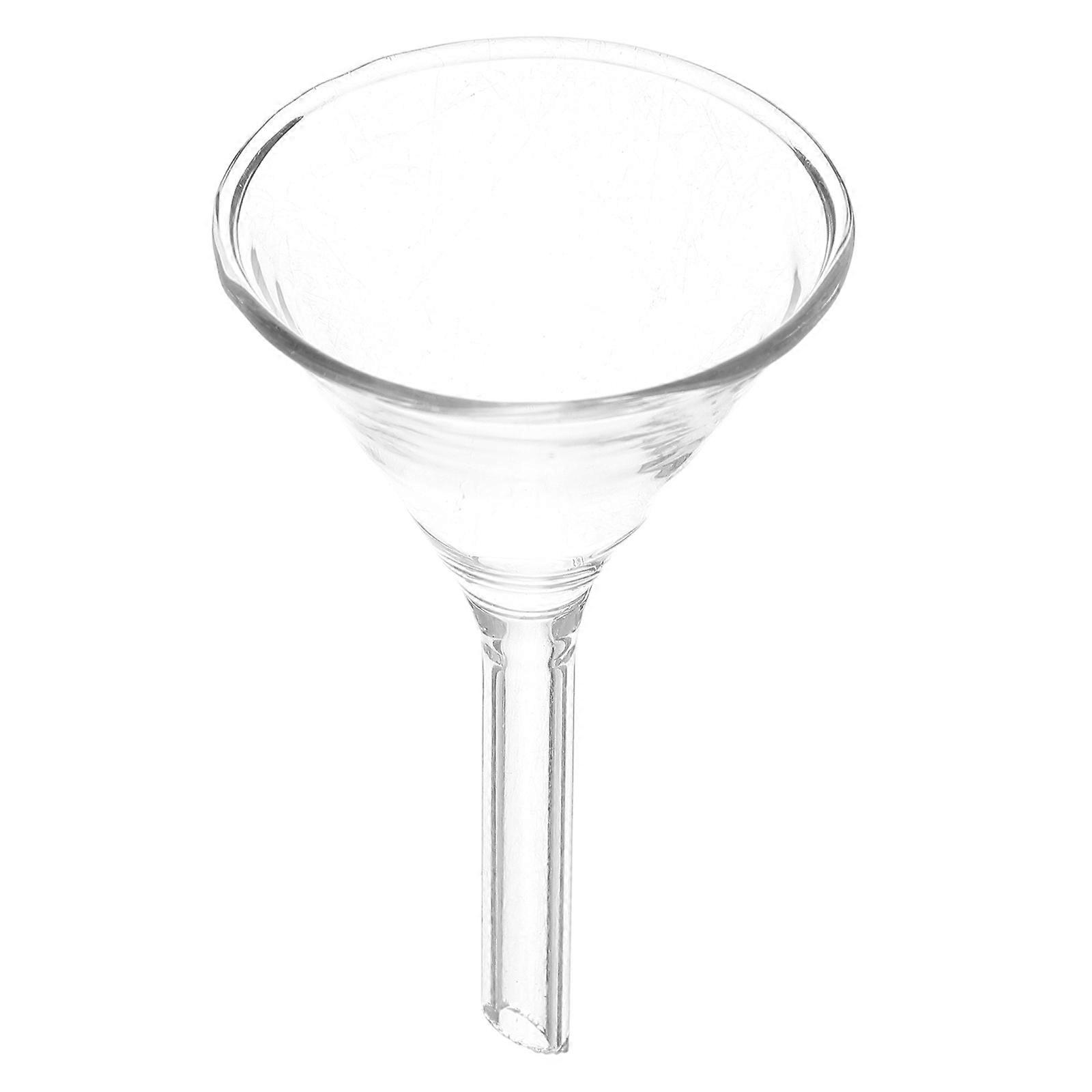 Triangle Feeding Funnel Glassware for Chemistry Lab 5Pcs Pack
