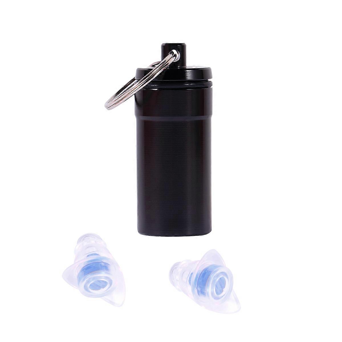 Blue Silicone Noise Reduction Earplug for Hearing Protection 2Pairs