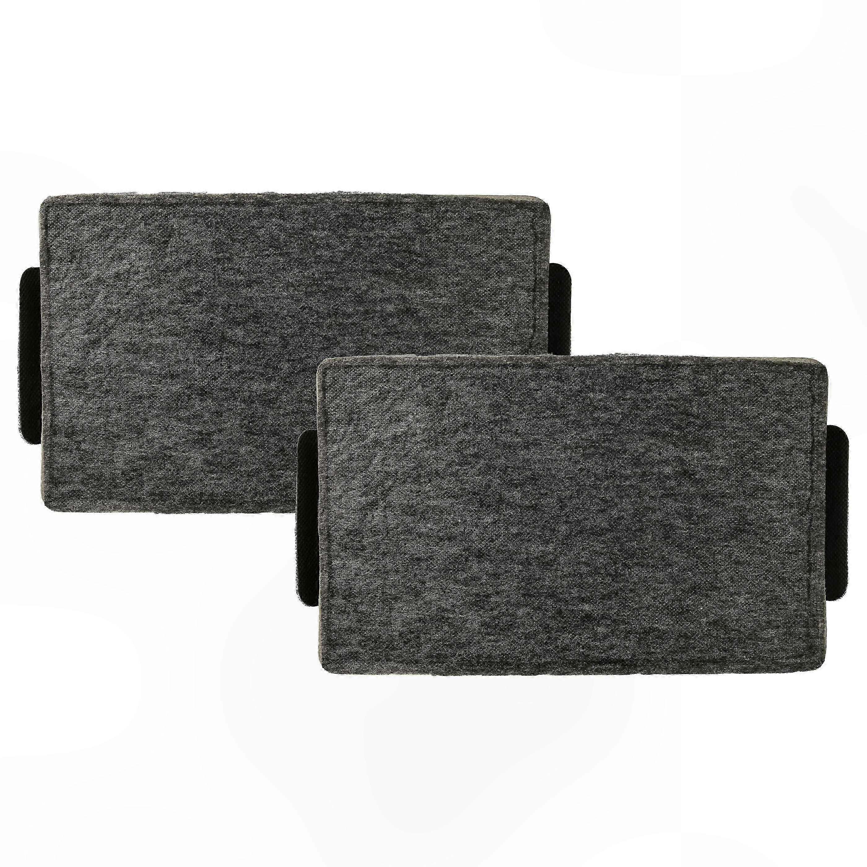 2 Pack Activated Carbon Filters for Range Hoods, 23.7x14.6x1.9cm, Compatible with Multiple Models