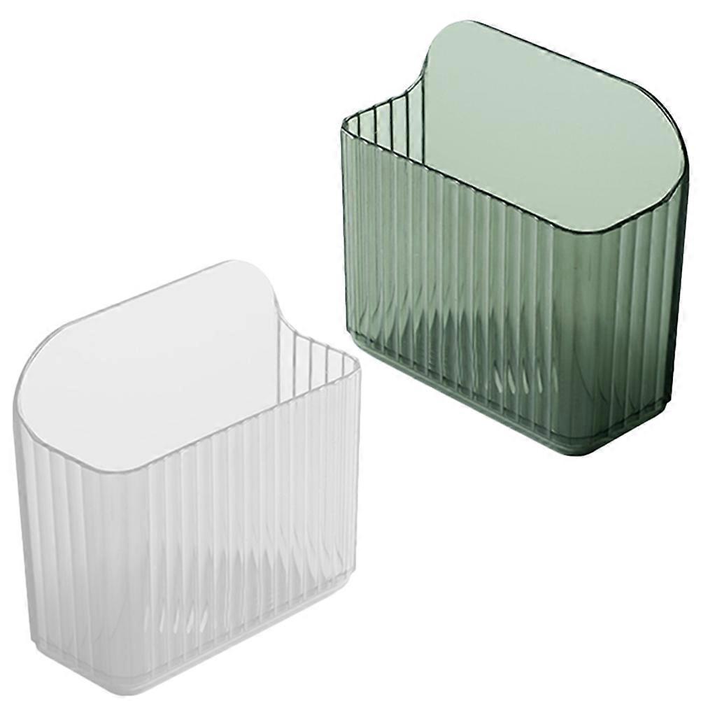 Controller Storage Box Punch-Free Wall Mount Remote Holder for Adults Home Accessories 2Pcs