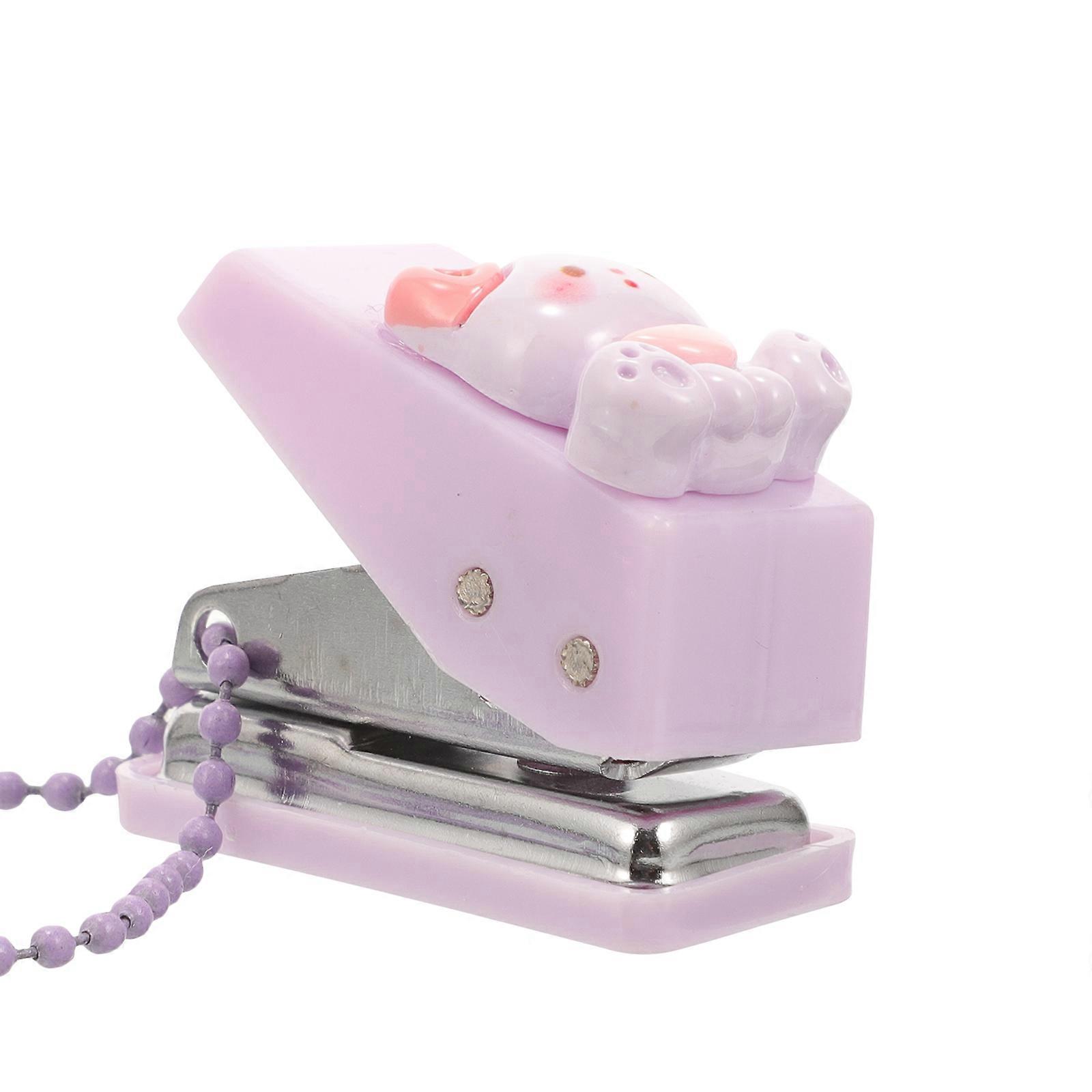 Single Hole Punch Paper Hole Puncher for Manual Use 3Pcs Set Violet