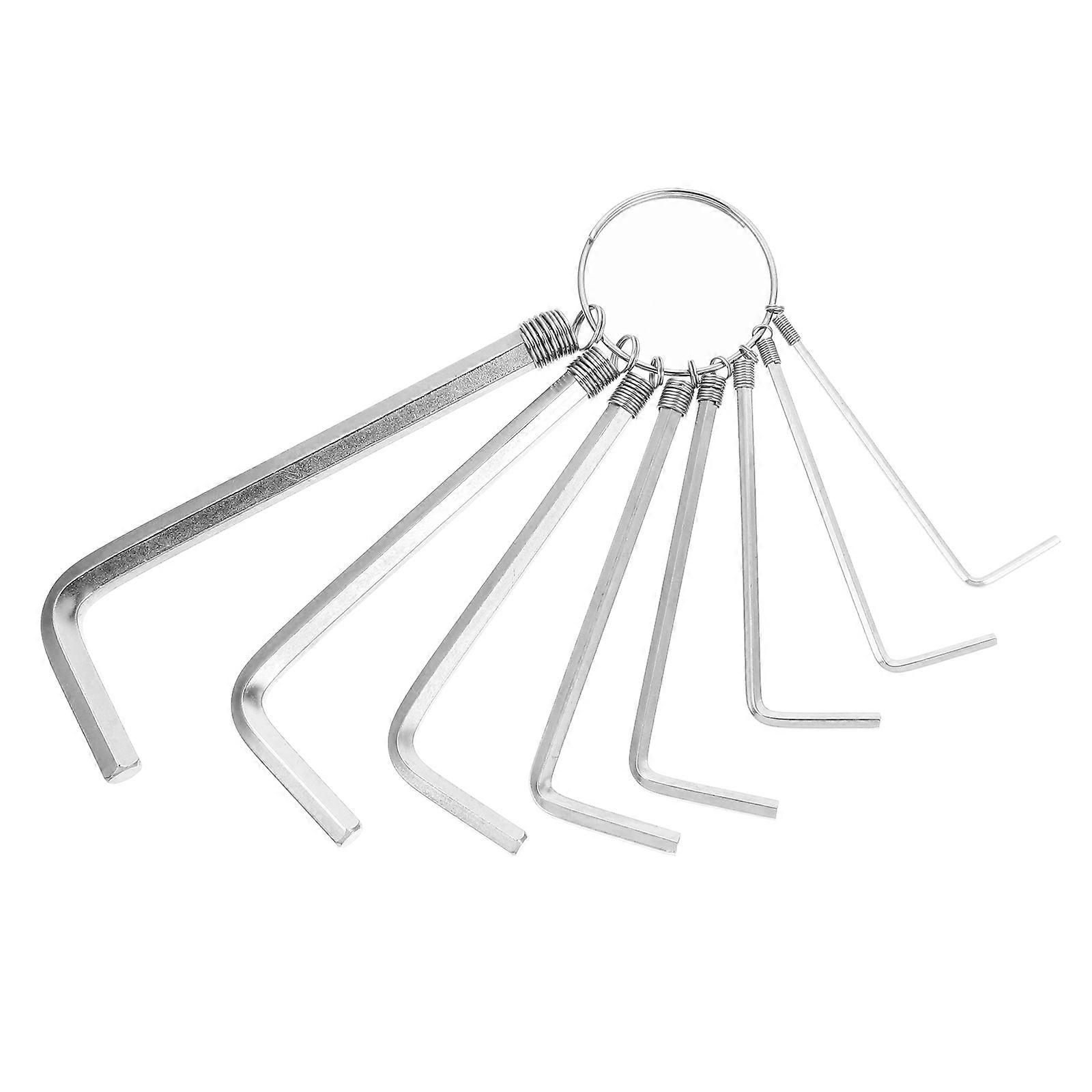 Silver Hex Key Wrench Set for Repairing 24Pcs Hexagon Tools