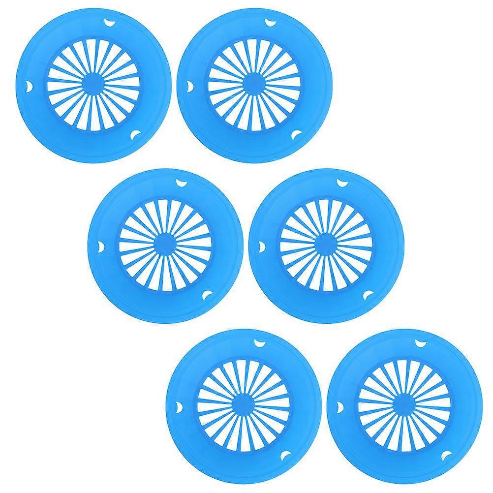 Grill Plate Barbecue Dish Hotel Use ABS Practical Design 6Pcs