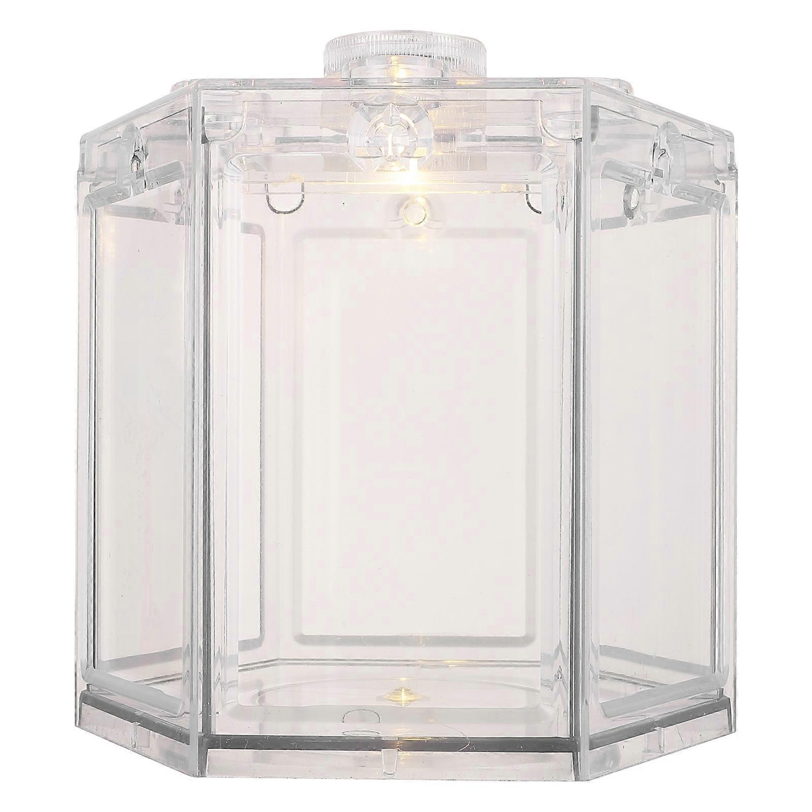 Transparent Small Fish Tank Ecological Landscape Box for Storage 2Pcs