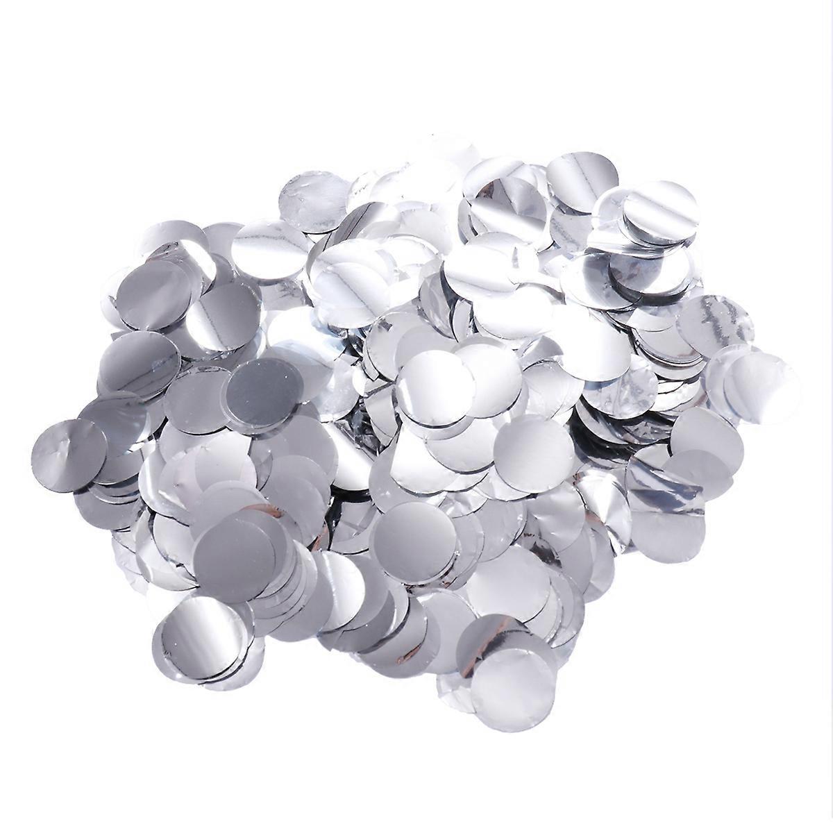 Round Confetti Paper Wedding Party Decorations Silver Table Throwing Romantic 1Pack