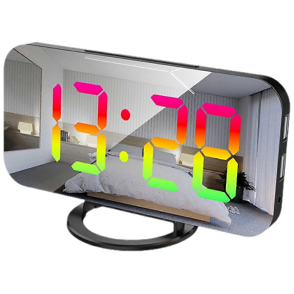Digital Alarm Clock Bedside with Large LED Display 1Set for Home Use