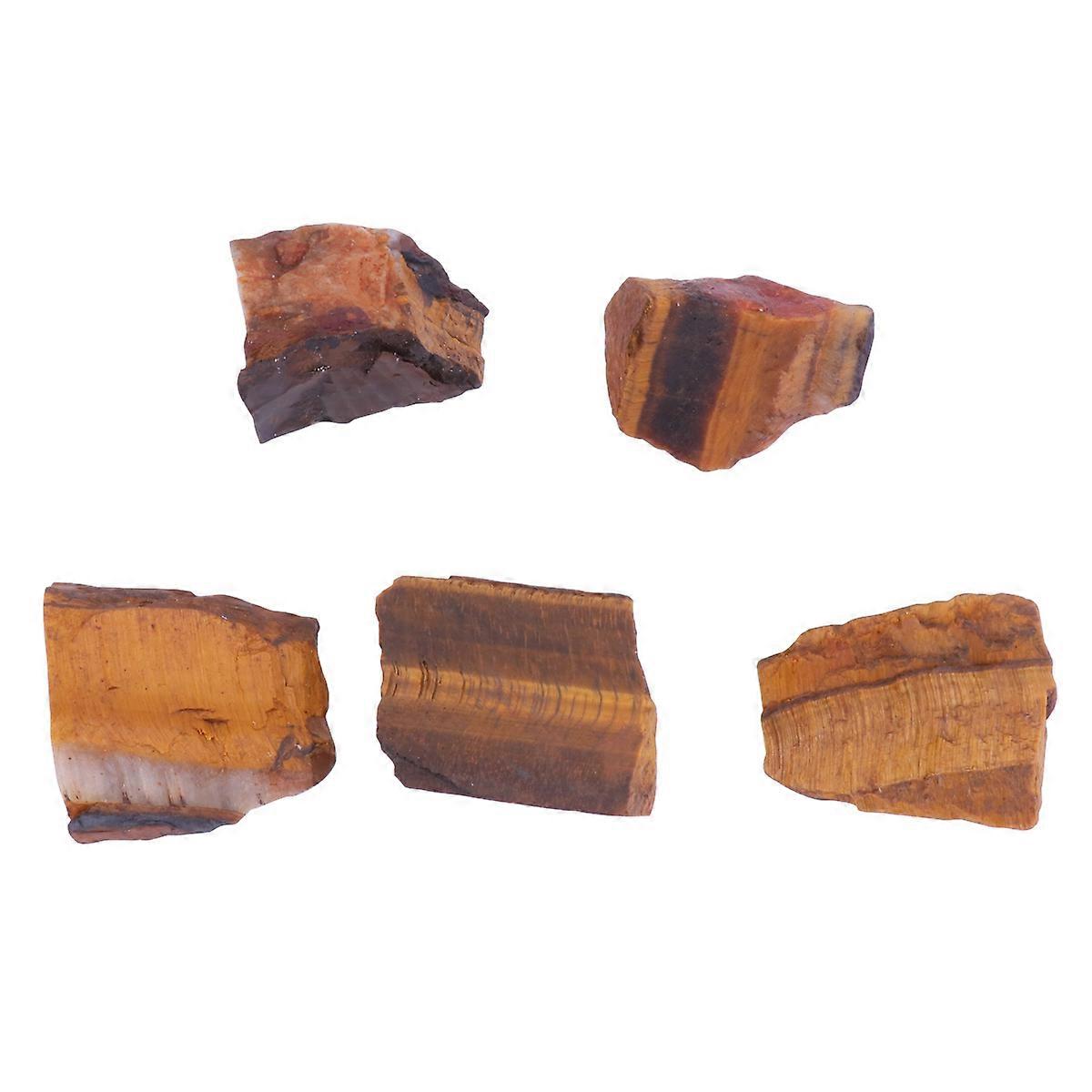 Gemstone Rock Natural 's Eye Stone for Decoration 5Pcs